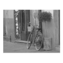 Fahrrad an der Erholung, Italien Postkarte