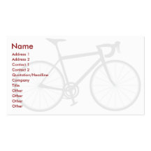 Fahrrad - Geschäft Visitenkarten