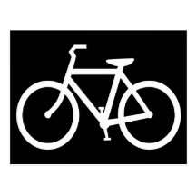 Fahrrad Postkarte