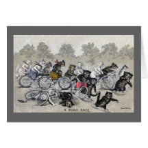 Fahrrad-Reitkatzen Karte