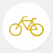 Fahrrad Runder Sticker