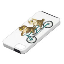 Fahrradeulen iPhone 5 Schutzhülle