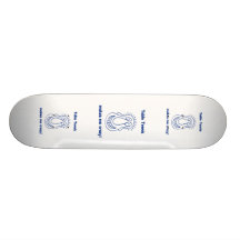 Fährt mich verrücktes Tischtennis Personalisiertes Skateboard