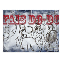 Fais Tun-entwerfen Postkarte