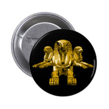 Falke-Sphinx Anstecknadelbuttons