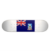 Falklandinseln-Flagge Personalisiertes Skateboarddeck