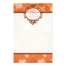 Fall-Blumen-Briefkopf-Briefpapier Büropapiere