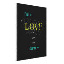 Fall in love with the Journey Gallery Wrapped Canvas