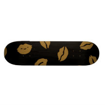 Fall küsst Muster Skate Board