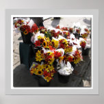 Fall-Schnitt-Blumen - der Markt Brockville Bauern Posterdruck