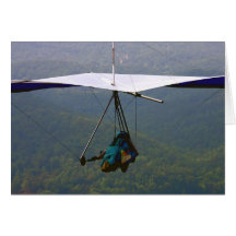 Fall-Segelflugzeug Grußkarte