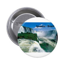 Fälle Brasiliens Iguassu (St.K.) Anstecknadelbutton