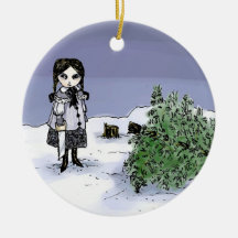 Fällen des Feiertags-Baums Weihnachtsbaum Ornament