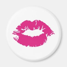 Fältchen-rosa Lippenstift Magnete