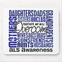 Familie quadratischer ALS Mousepads