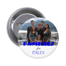 Familien für Palin Anstecknadelbutton