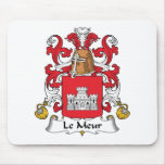 Familienwappen Le Meur Mauspads