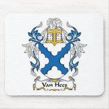 Familienwappen Vans Hees Mousepad