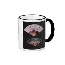 Fan von Vernis Matin Art, Franzosen, mid-18th Kaffeehaferl