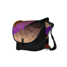 Fandango-Bote-Taschen-Braun und Purpur Kurier Tasche
