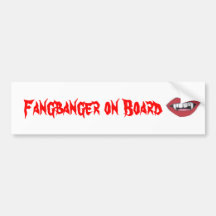 Fangbanger an Bord Autoaufkleber