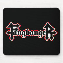 Fangbanger Vampir Halloween Mauspads