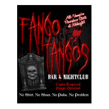 Fango Tango-Vampirs-Nachtklub Postkarten