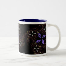 Fantasie-Blumenbecher Tee Haferl