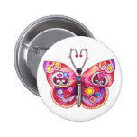 Fantasie-Schmetterlings-Knopf Anstecknadelbuttons