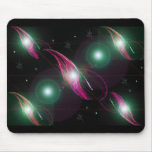 Fantasie-Sonnensystem beleuchtet Mauspads