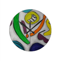 Fantasie-Wanduhr