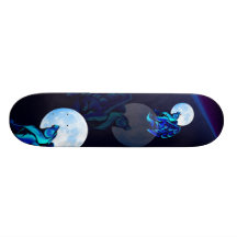 Fantasie-Wolf-Skateboard Skateboardbrett