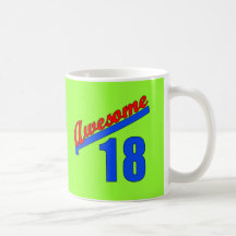 Fantastisch bei 18 Jahren alten 18. Geburtstags- Tassen