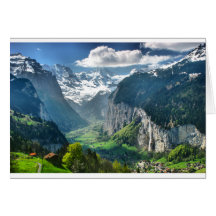Fantastische die Schweiz-Alpen Karte