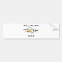 Fantastische DNA nach innen Autosticker