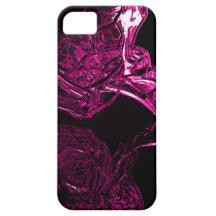 Fantastische flüssige Fuchsie iPhone 5 Hülle