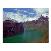 Fantastische Geiranger Fjord-Postkarte