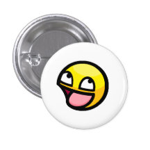 Fantastische Gesichts-Zusätze Anstecknadelbutton