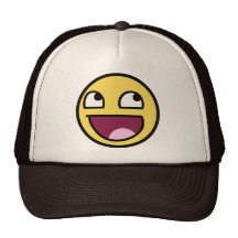 fantastisches Gesicht des fantastischen Smileys Mütze