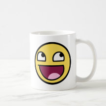 fantastisches Gesicht des fantastischen Smileys Kaffeetassen