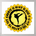 Fantastisches Karate-Siegel Posterdruck