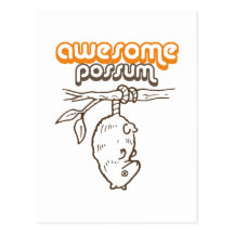 Fantastisches Opossum Postkarten