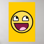 fantastisches Smileyraserei f7u12 lustiges meme Posterdrucke