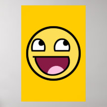 fantastisches Smileyraserei f7u12 lustiges meme Posterdrucke