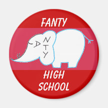 Fanty hohes Logo Kühlschrankmagnete