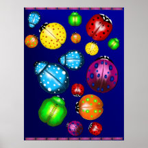 Farbe hört Plakat ab