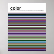 Farbe Posterdruck