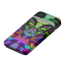 Farben von FriedensiPhone 4 barelythere Fall iPhone 4 Hülle