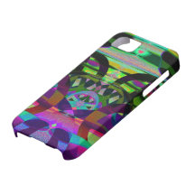 Farben von FriedensiPhone 5 barelythere Fall Etui Fürs iPhone 5