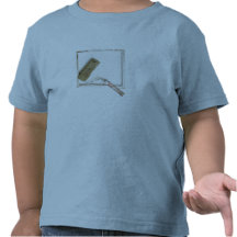 Farbenrolle in einem Kasten Shirt